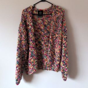 Chunky knit cardigan